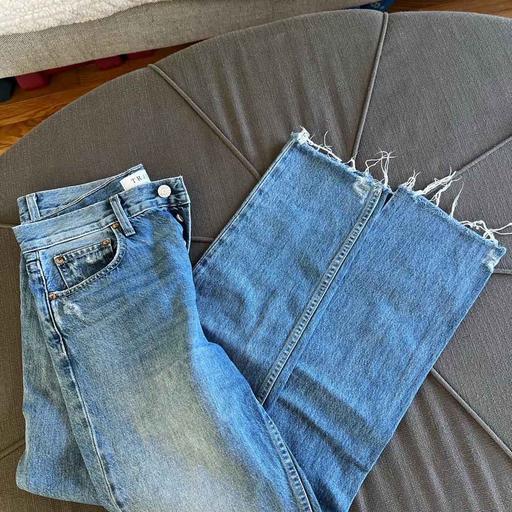 TRAVE Denim Straight Leg Jeans - Picture 1 of 7